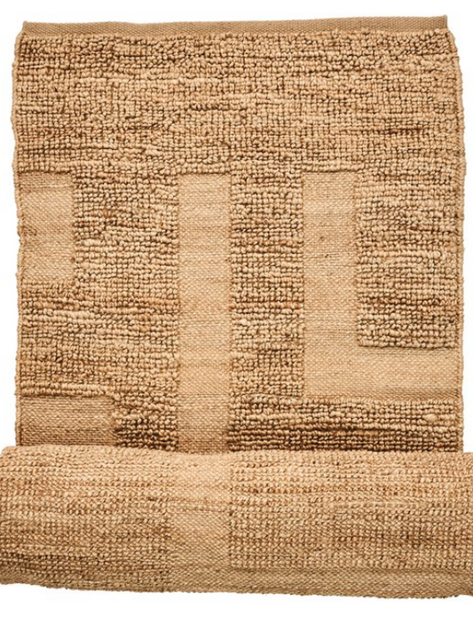 TAPIS EN JUTE GRAPHIQUE