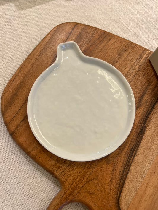 Assiette cuillère porcelaine