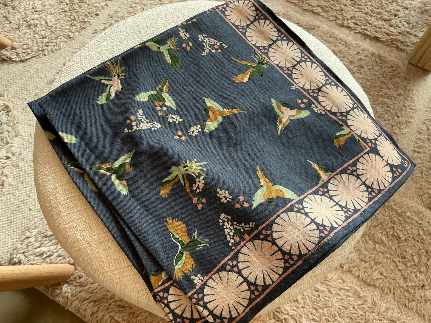 Petit Foulard Apaches Manika cerisier orage