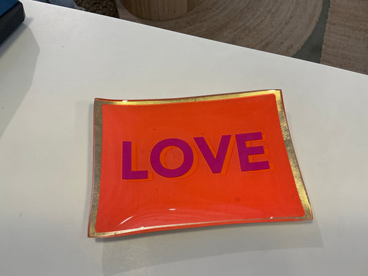 Coupelle en verre LOVE