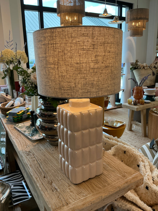 Lampe FUNY beige ET NATUREL