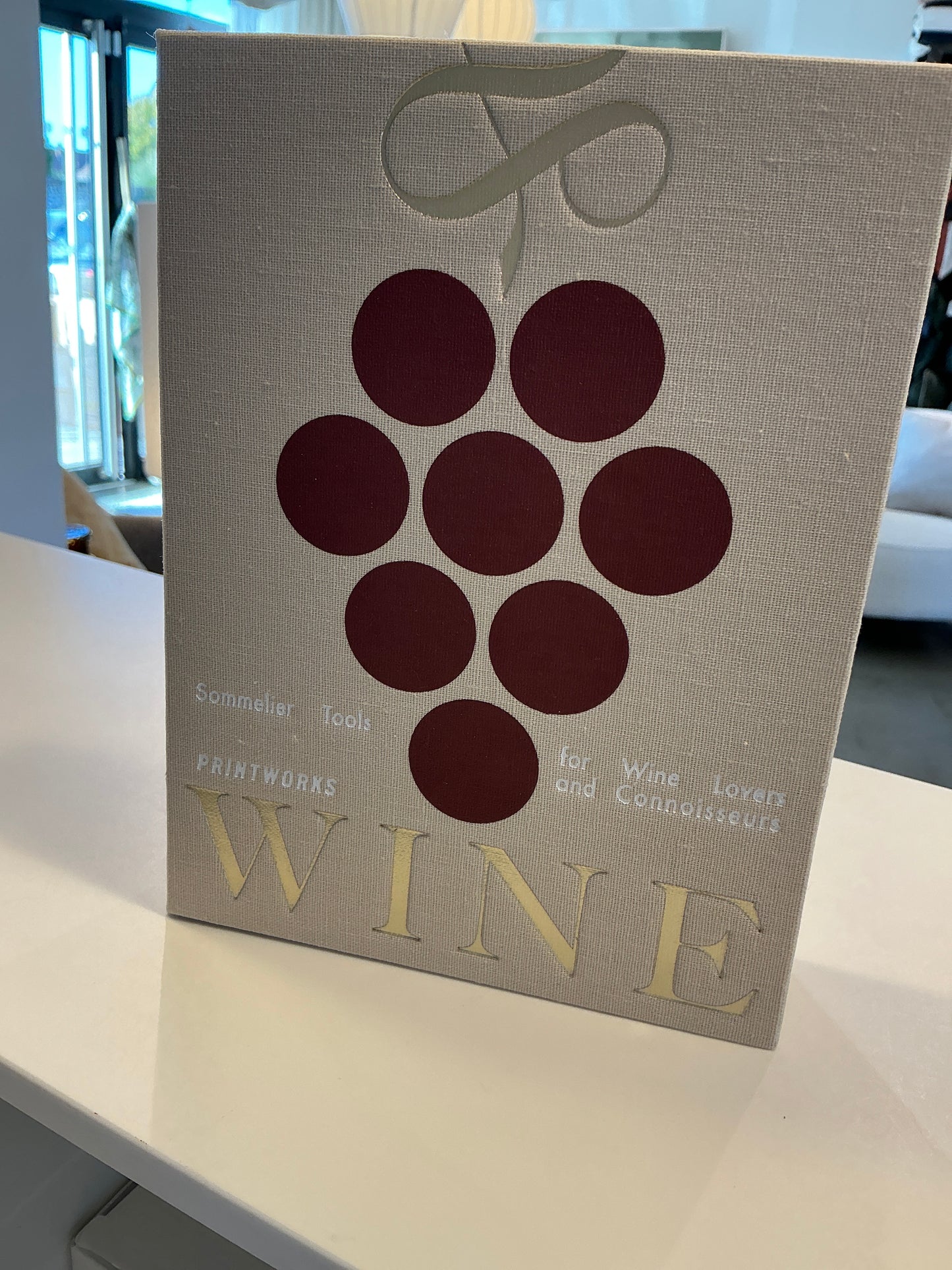 Livre coffret amateur de vin blanc