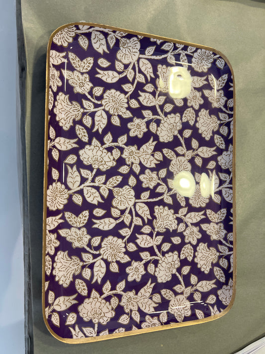 Plateau bohème chic violet Gm
