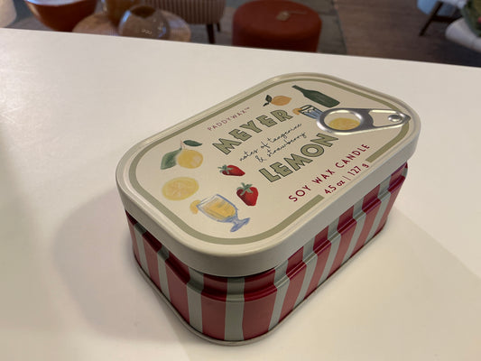 Bougie boîte métal CITRON