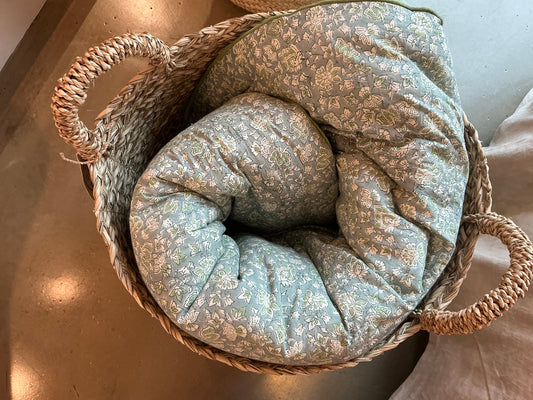 Édredon bonheur du jour arushi blue green