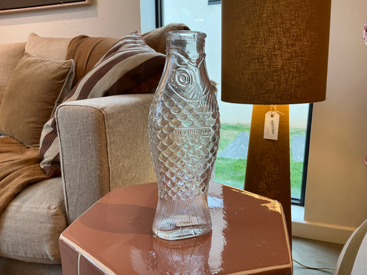 Carafe poisson transparente