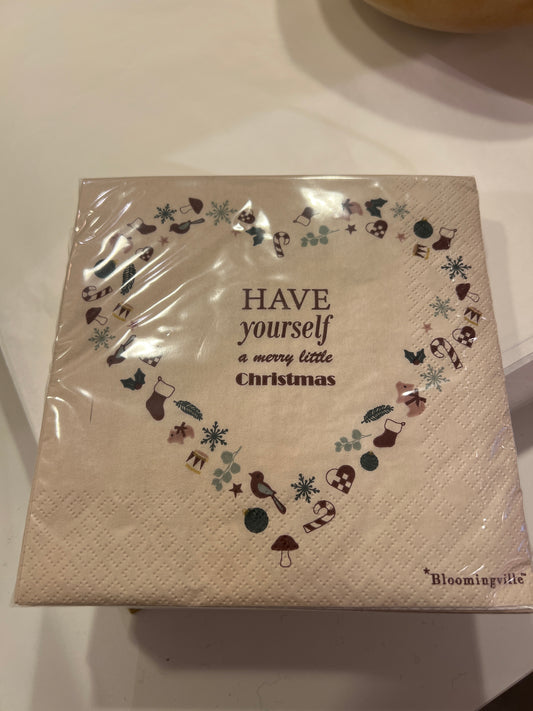 Serviettes en papier 33x33 cm paquets de 20