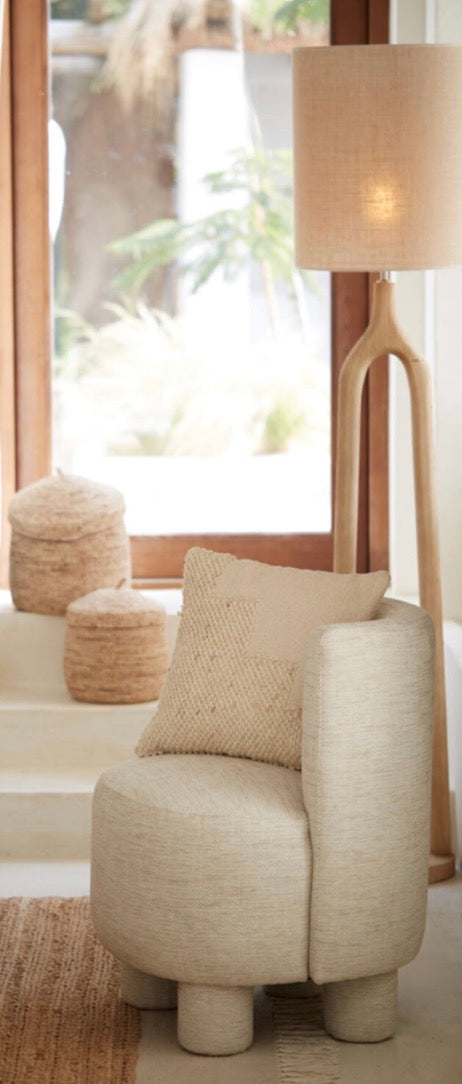 Lampadaire Xitta bois naturel mat