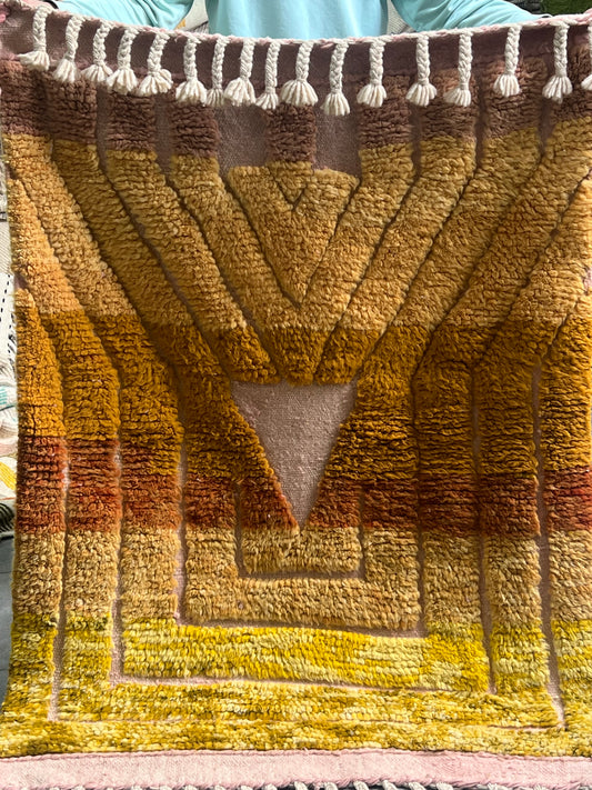 Tapis berbère beni ouarain 110x150 cm