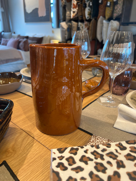 Carafe artisanale rouille
