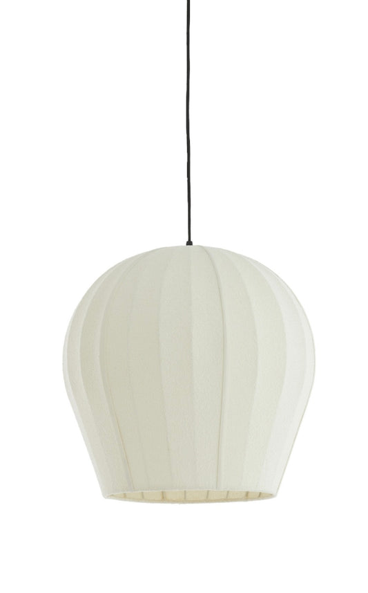 Suspension Zagori bouclé crème 44x42 cm
