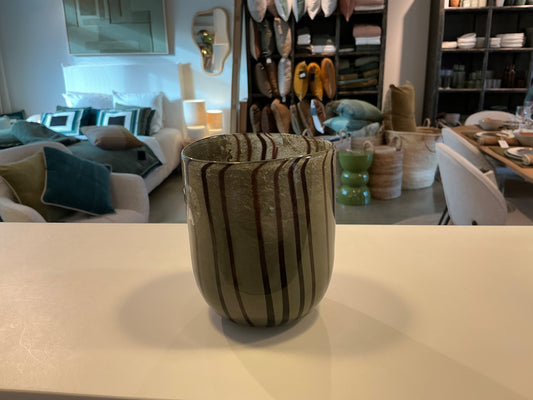 Vase/Photophore CANNES Kaki 05
