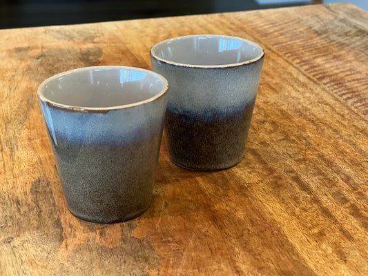 TASSE A CAFÉ EN CERAMIQUE BEIGE (par 4)