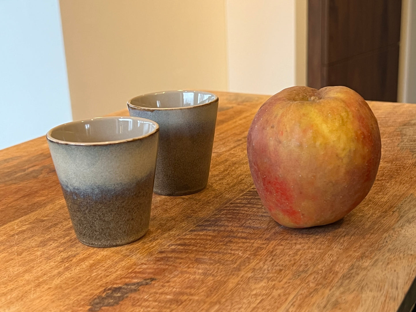 TASSE A CAFÉ EN CERAMIQUE BEIGE (par 4)