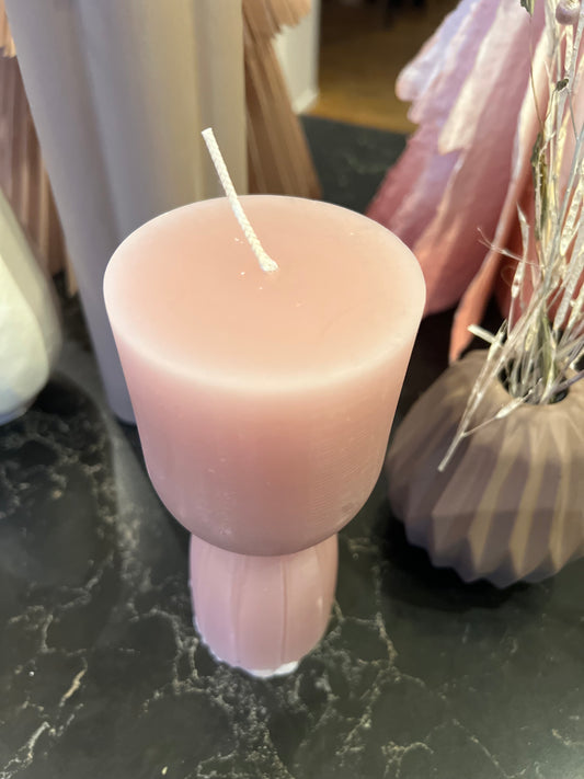 BOUGIE DECORATIVE ROSE