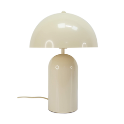 LAMPE DE TABLE METAL CREME