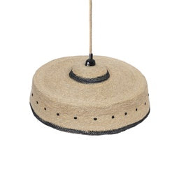 ABAT JOUR POUR SUSPENSION INSPIRATION POINTS NOIRS  D 45 CM H 16 CM