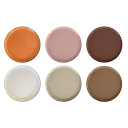 PLATEAU ROND  ORANGE ASSORTI D 35 H 2