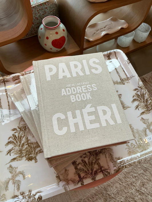 Livre Paris Chéri Address Book