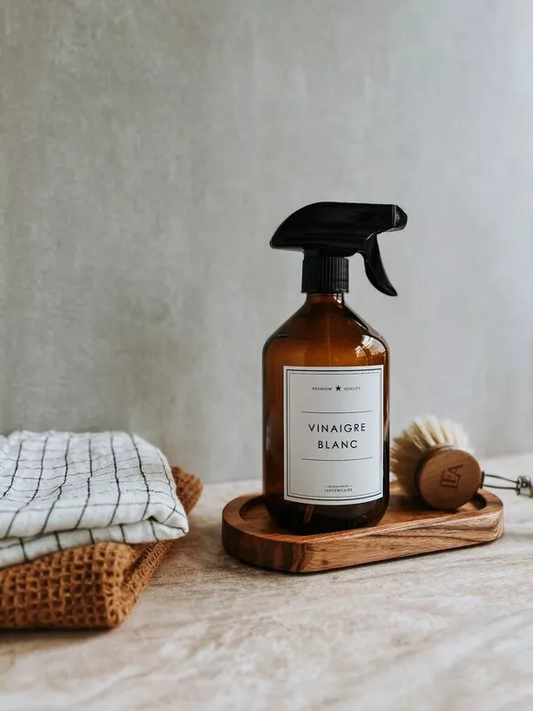 FLACON VINAIGRE BLANC AMBRE - SPRAY