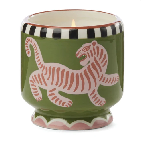 BOUGIE EN CERAMIQUE TIGRE