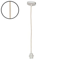 SUSPENSION DOUILLE BLANCHE